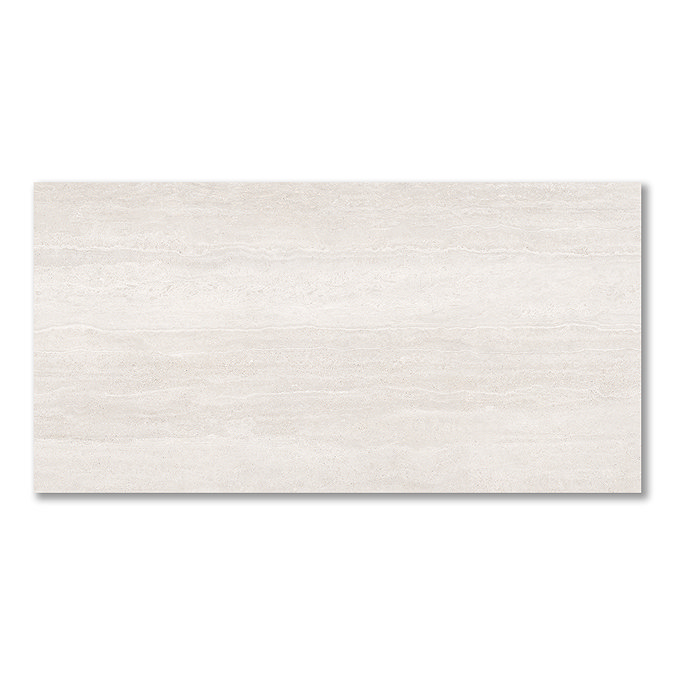 Fobello Large Format Beige Travertine Stone Effect Wall and Floor Tiles - 600 x 1200mm