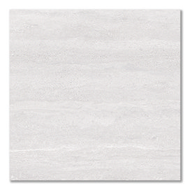 Fobello White Travertine Stone Effect Wall and Floor Tiles - 600 x 600mm