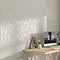 Forma Stone White Relief Wall Tiles - 300 x 900mm Large Image