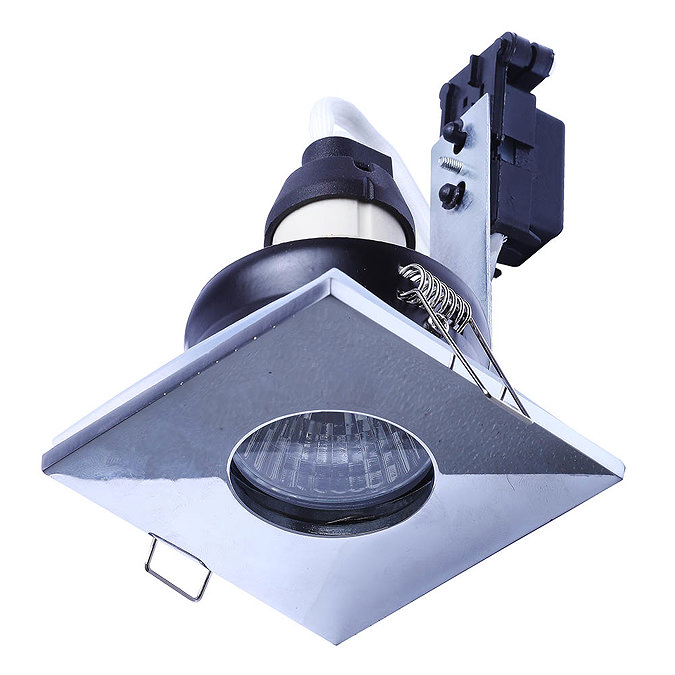 Forum Cali IP65 Fixed Square Downlight - Chrome - SPA-30844-CHR Large Image