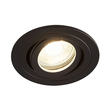 Forum Cali IP65 Tiltable Adjustable Downlight - Matt Black - SPA-30841-MBLK