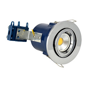 Forum Electralite Adjustable Chrome Fire Rated Downlight - ELA-27466-CHR Large Image