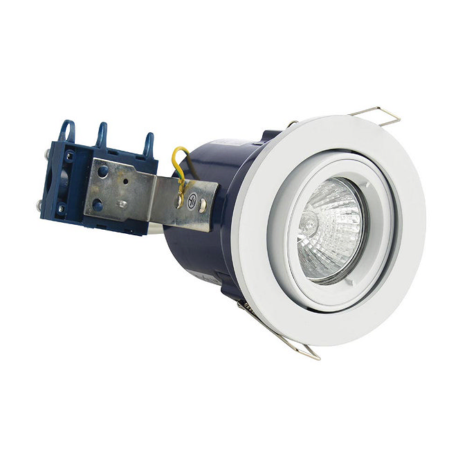 Forum Electralite Adjustable White Fire Rated Downlight - ELA-27466-WHT Large Image