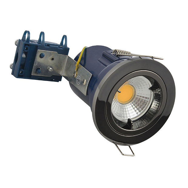 Forum Electralite Fixed Black Chrome Downlight At Victorian Plumbing