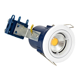 Forum Electralite Fixed White Fire Rated Downlight - ELA-27465-WHT Large Image