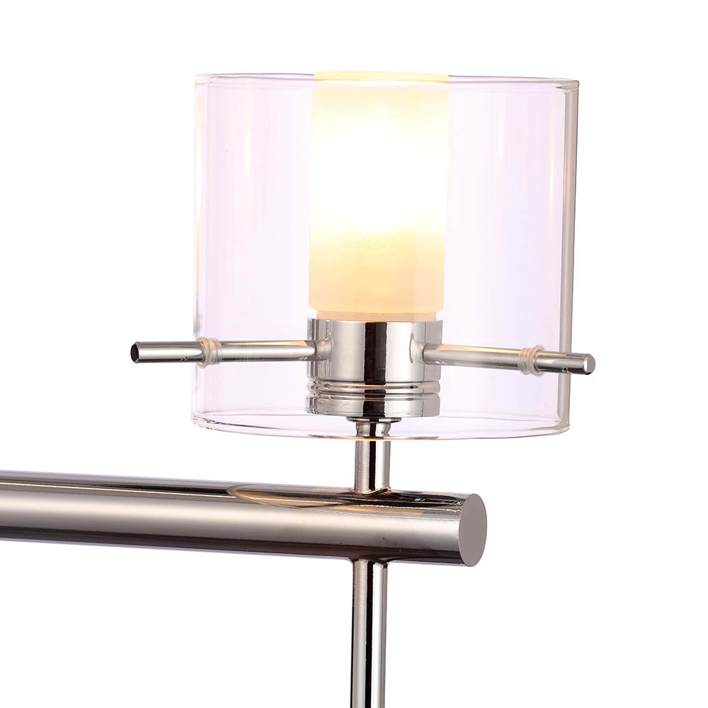 Forum Gene Chrome Cylinder 3 Light Flush Ceiling Fitting - SPA-31726-CHR Feature Large Image