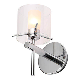 Forum Gene Chrome Cylinder Wall Light - SPA-31725-CHR Large Image