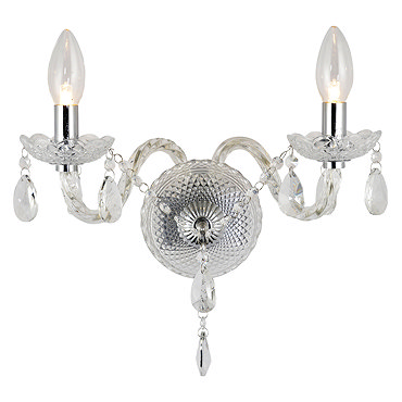 Forum Grace 2 Light Wall Fitting - SPA-27896-CHR  Profile Large Image