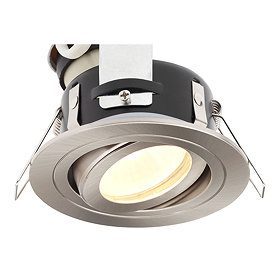 Forum IP65 Chrome Adjustable Downlight - Satin Chrome - SPA-30842-SCHR Large Image