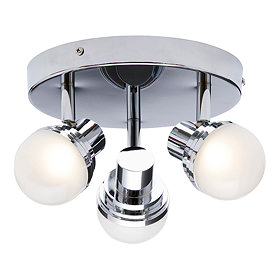 Forum Milan Chrome LED 3 Light Spotlight Plate - SPA-31733-CHR Large Image