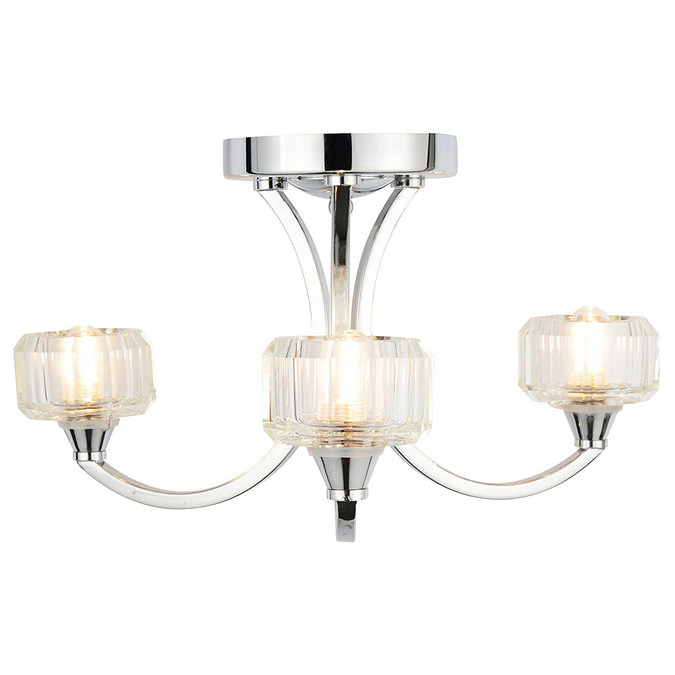 Forum - Octans 3 Light Ceiling Fitting - SPA-20279-CHR Large Image