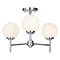 Forum Porto Chrome 3 Light Semi Flush Ceiling Fitting - SPA-31307-CHR Large Image