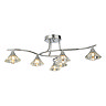 Forum Reena 6 Light Ceiling Fitting - SPA-28327-CHR Large Image