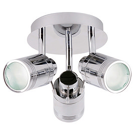 Scorpius Bathroom Light - 3 Spot Ceiling Light - SPA-27405 Large Image