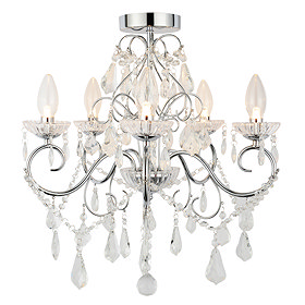 Vela IP44 Rated Bathroom Chandelier (SPA-19713-CHR) Large Image