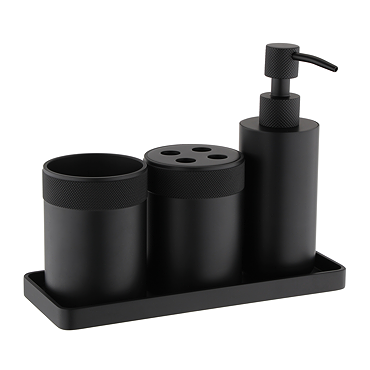 Foundry 3 Piece Accessory Set - Matt Black