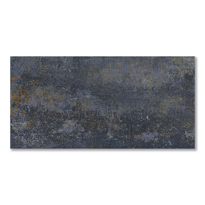 Foundry Blue Oxide Metal Effect Wall & Floor Tiles - 300 x 600mm