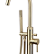 Foundry Brushed Brass Freestanding Bath Shower Mixer Tap