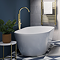 Foundry Brushed Brass Freestanding Bath Shower Mixer Tap