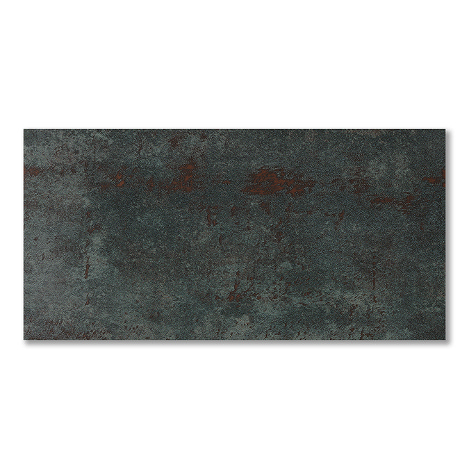 Foundry Green Oxide Metal Effect Wall & Floor Tiles - 300 x 600mm