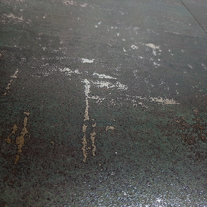 Foundry Green Oxide Metal Effect Wall & Floor Tiles - 300 x 600mm