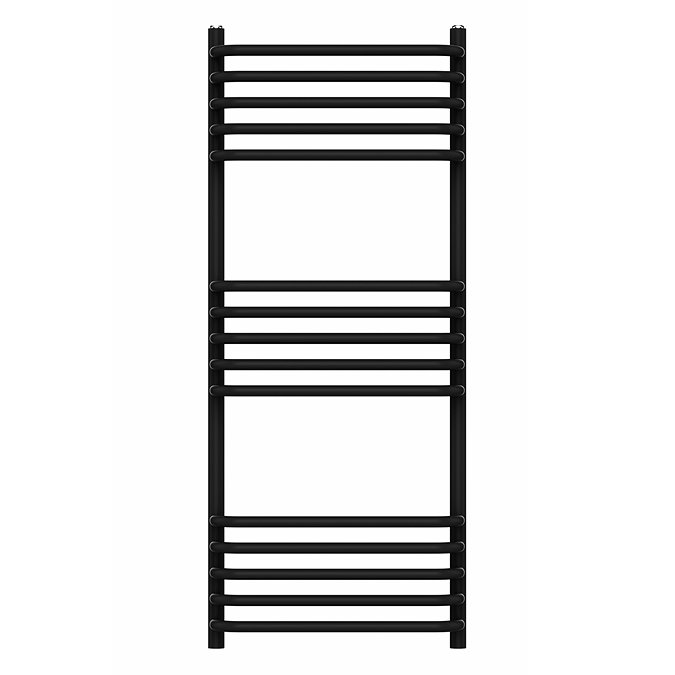 Foundry Heated Towel Rail 500 x 1200mm Matt Black