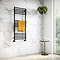 Foundry Heated Towel Rail 500 x 1200mm Matt Black