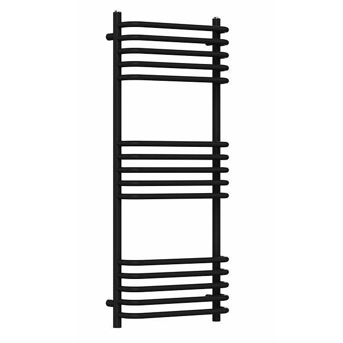 Foundry Heated Towel Rail 500 x 1200mm Matt Black