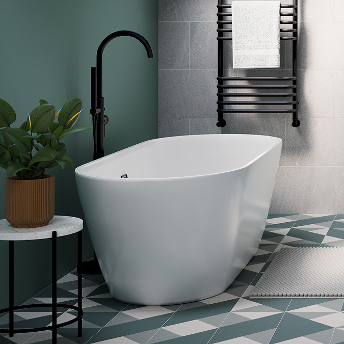 Foundry Matt Black Freestanding Bath Shower Mixer Tap