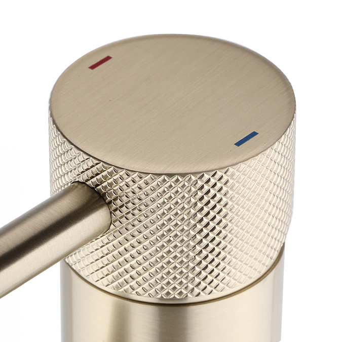 Foundry Mono Basin Tap - Brushed Brass