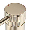 Foundry Mono Basin Tap - Brushed Brass