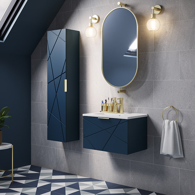 Foundry Mono Basin Tap - Brushed Brass