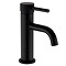 Foundry Round Matt Black Mono Basin Mixer Tap