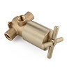 Foundry Round Concealed Shower Valve - Brushed Brass