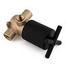 Foundry Round Concealed Shower Valve - Matt Black