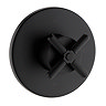 Foundry Round Concealed Shower Valve - Matt Black