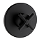 Foundry Round Concealed Shower Valve - Matt Black