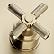 Foundry Round Concealed Shower Valve with Diverter - Brushed Brass