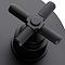 Foundry Round Concealed Shower Valve with Diverter - Matt Black