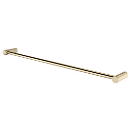 Foundry Single Towel Rail - Brushed Brass