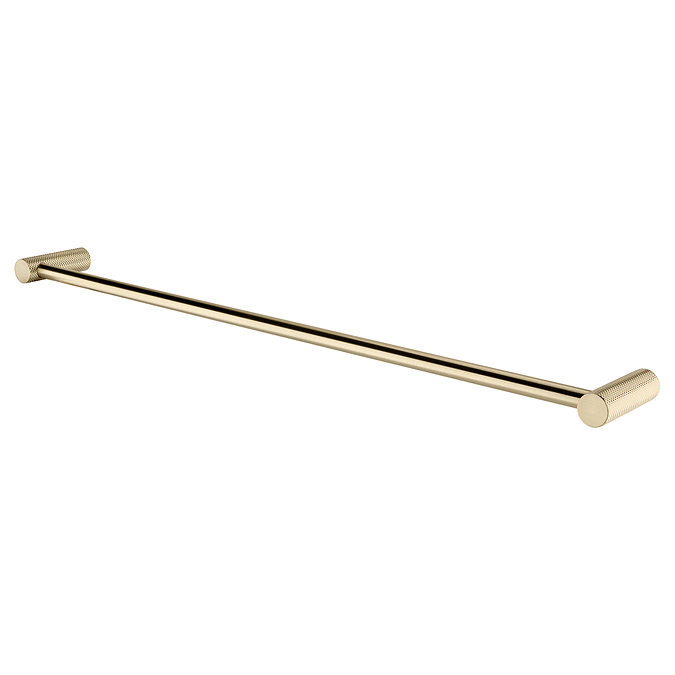 Foundry Single Towel Rail - Brushed Brass