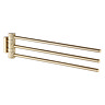 Foundry Swivel Towel Rail - Brushed Brass