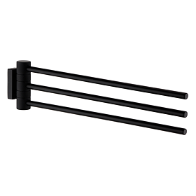 Foundry Swivel Towel Rail - Matt Black