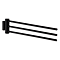 Foundry Swivel Towel Rail - Matt Black