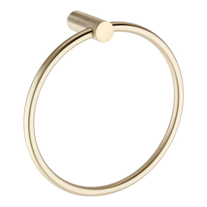 Foundry Towel Ring - Brushed Brass