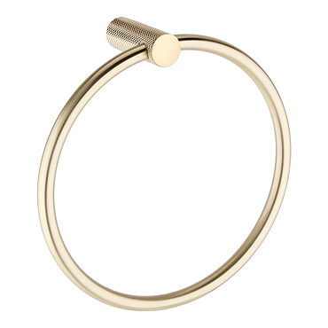 Foundry Towel Ring - Brushed Brass