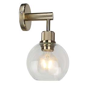 Foundry Wall Mounted Light Brushed Brass