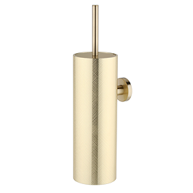 Foundry Wall Mounted Toilet Brush - Brushed Brass