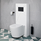 Foundry Wall Mounted Toilet Brush - Matt Black