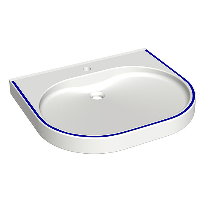 Franke ANMW500-BLUE VariusCare wheelchair accessible washbasin Large Image
